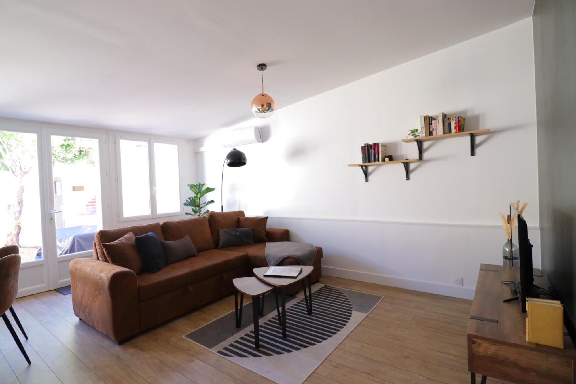Le Patio - Spacieux T3 Avec Climatisation Et Jardin Privatif Bergerac Kültér fotó