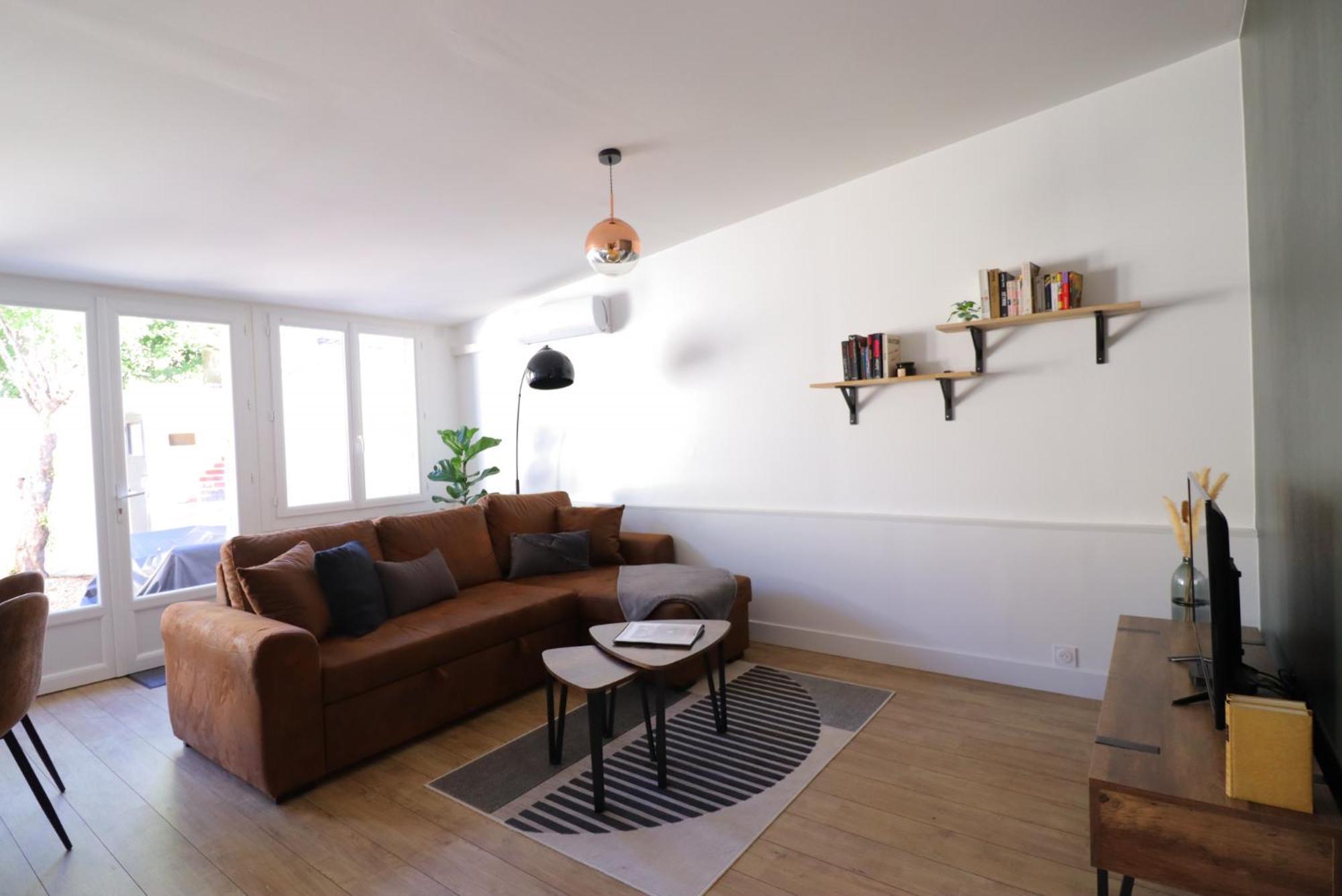 Le Patio - Spacieux T3 Avec Climatisation Et Jardin Privatif Bergerac Szoba fotó