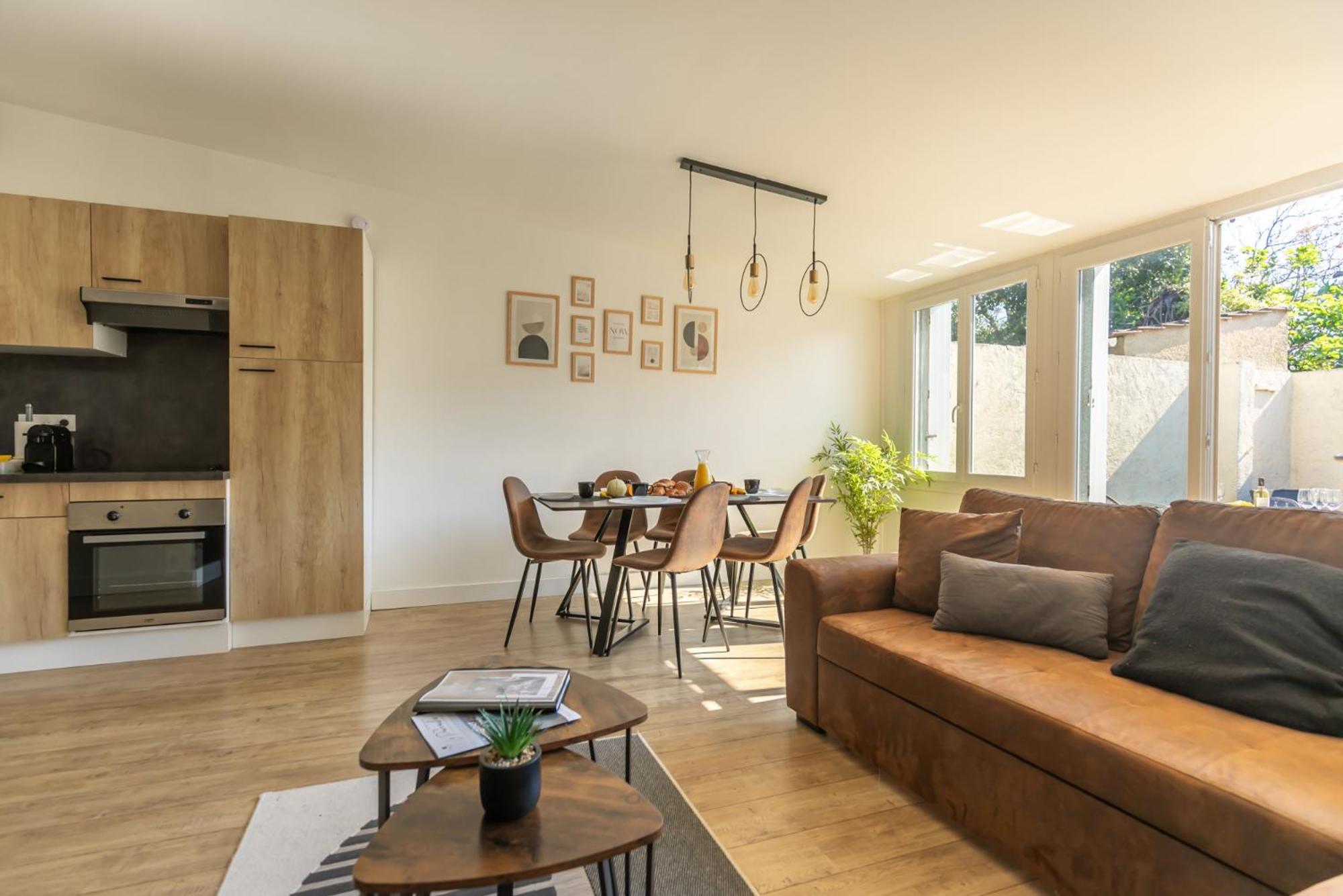 Le Patio - Spacieux T3 Avec Climatisation Et Jardin Privatif Bergerac Kültér fotó